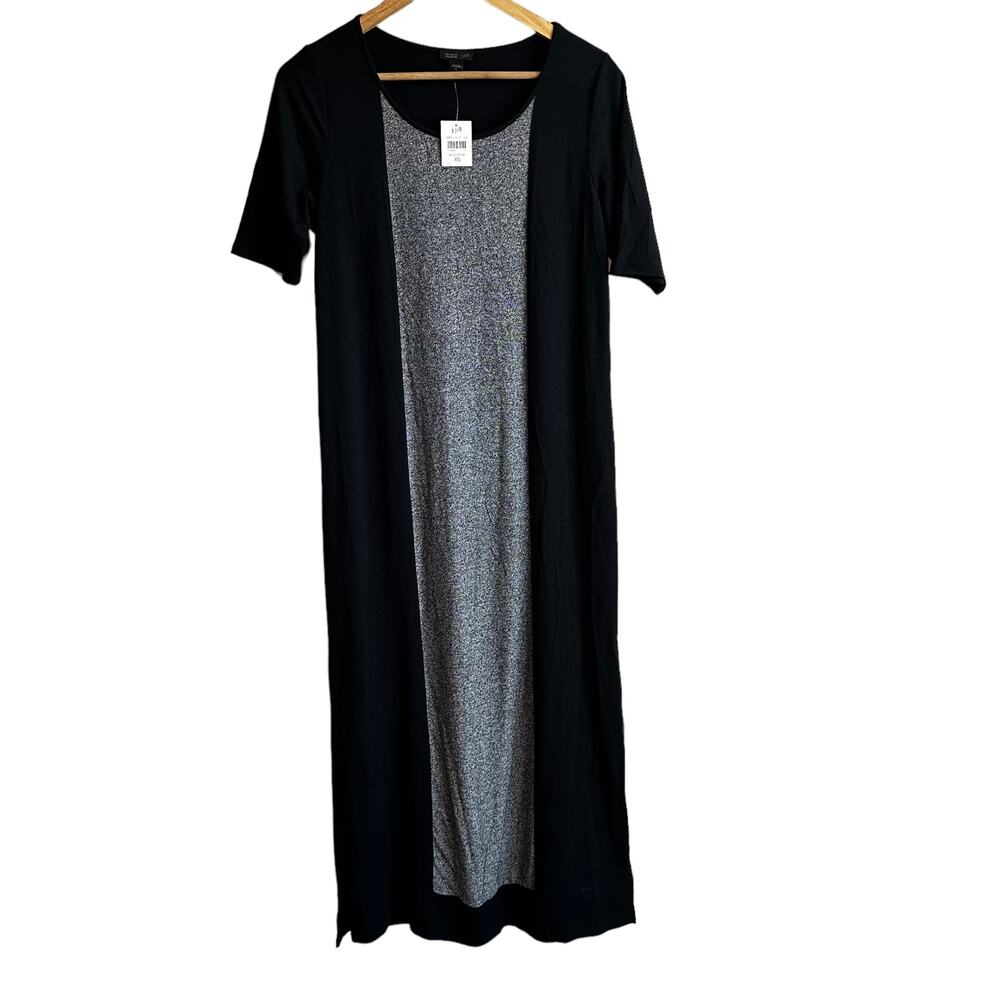 J. Jill Wearever Collection Women's Colorblock Short Sleeve maxi dress XS NEW